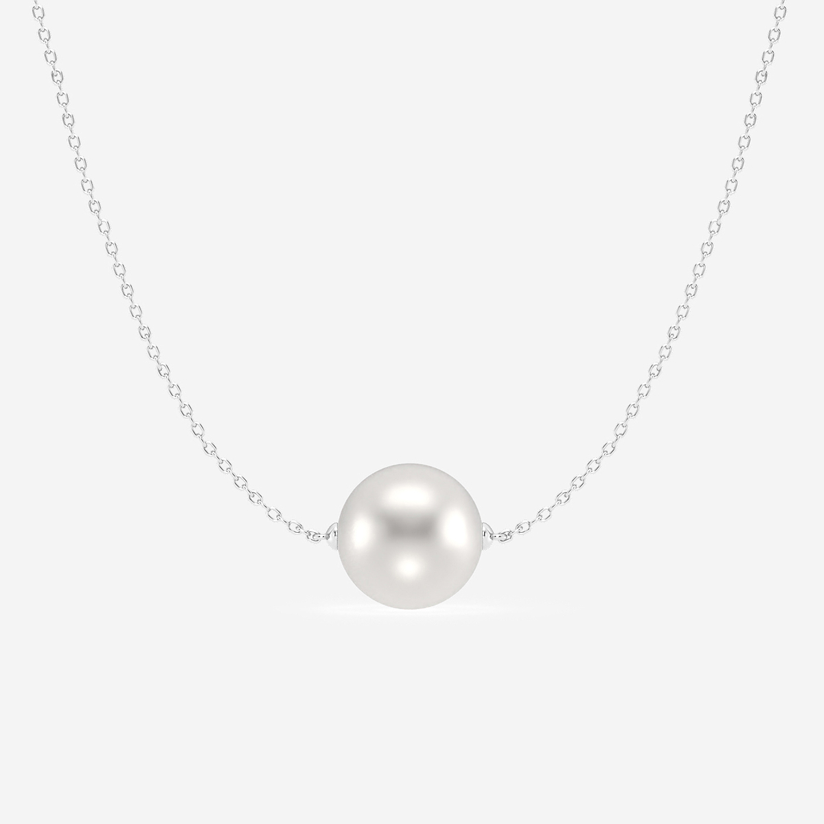 Additional Image 1 for  9.5 - 10.0 mm Cultured Freshwater Pearl Necklace